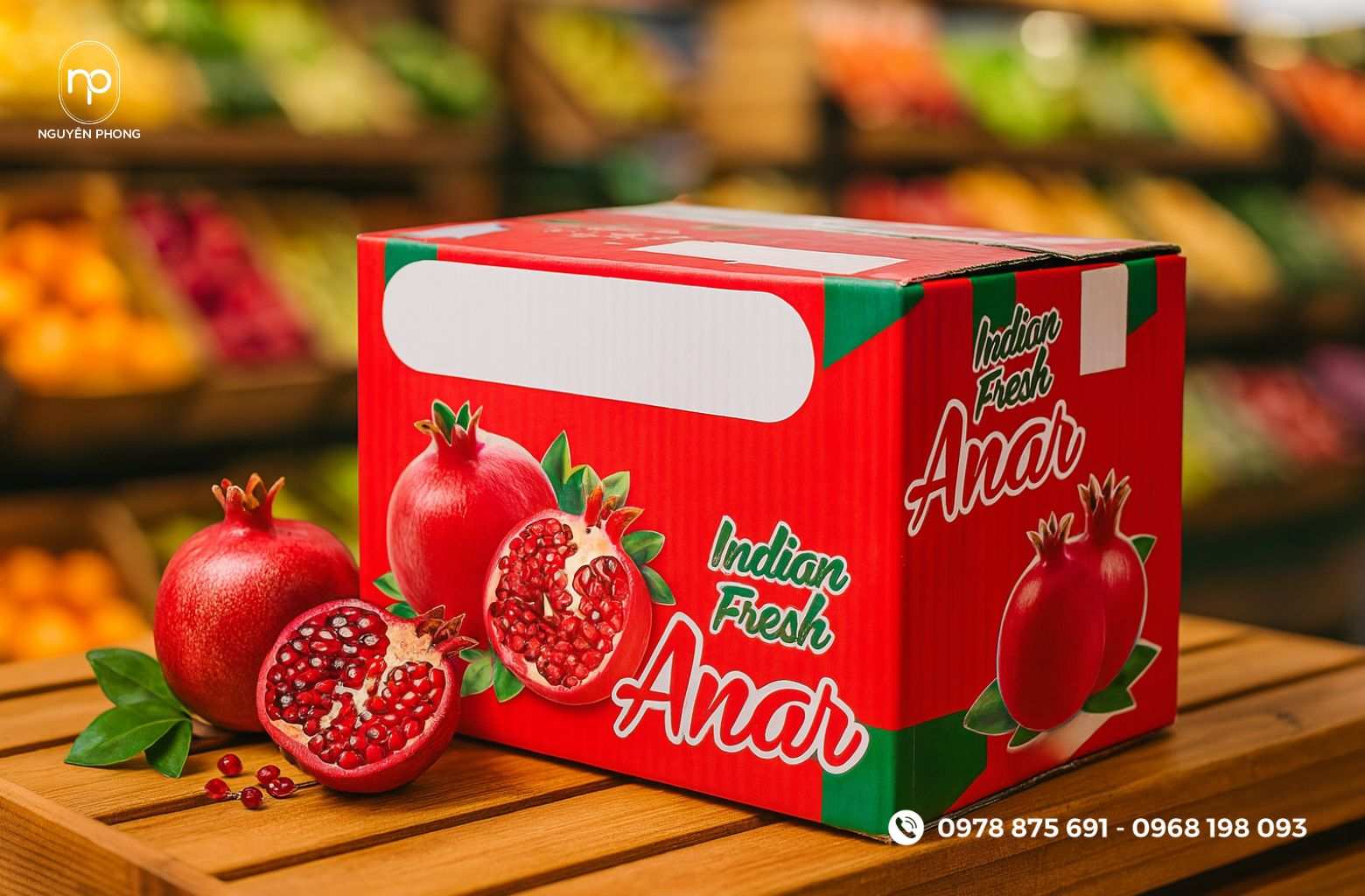 Kích thước thùng carton đựng lựu